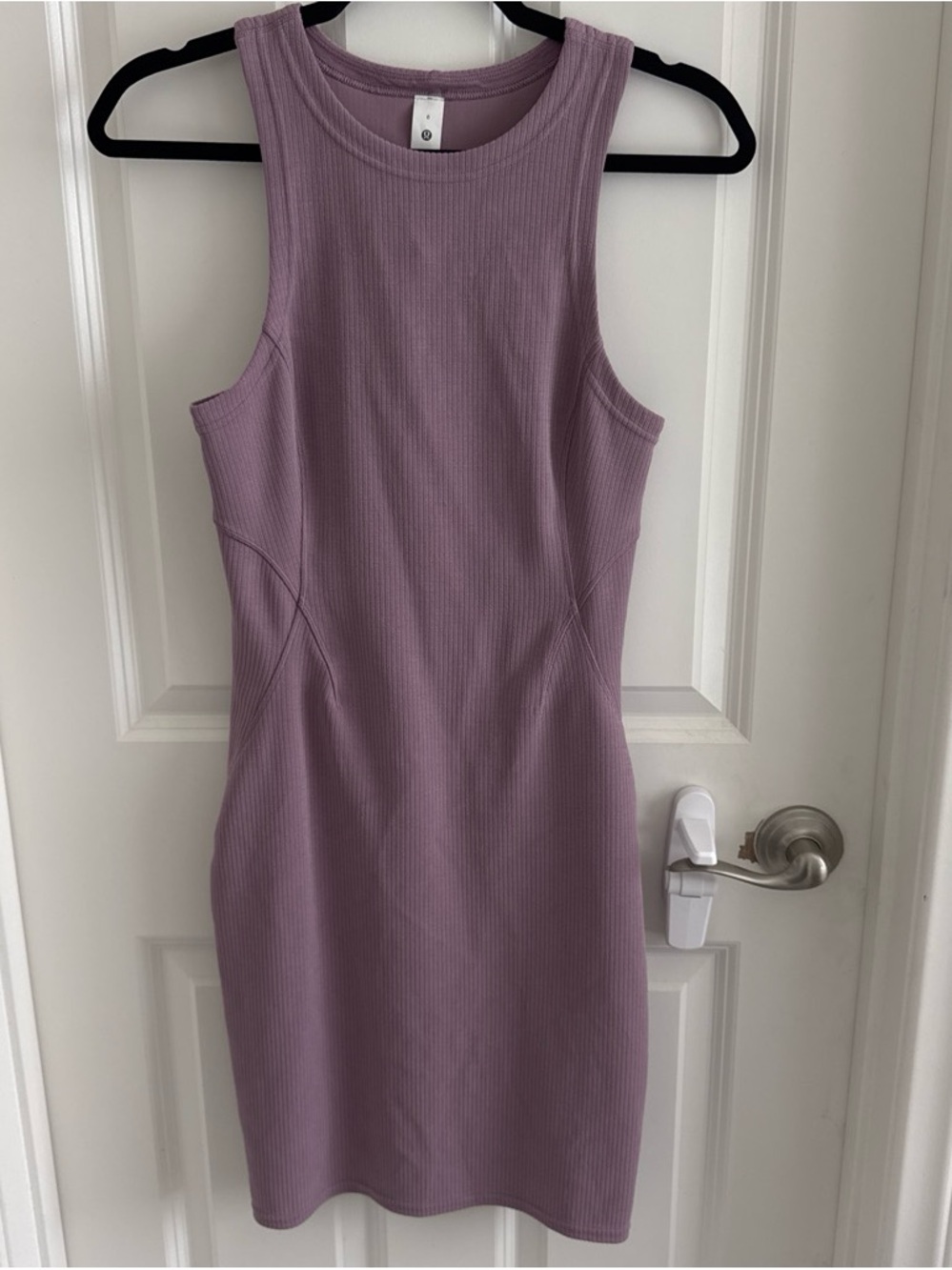 lululemon athletica Ribbed Sleeveless Midi Dress softstreme